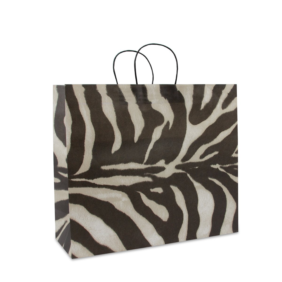 Papieren tassen , gedraaid handvat  - Zebra
