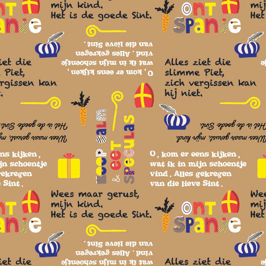 Sinterklaas inpakpapier - D043