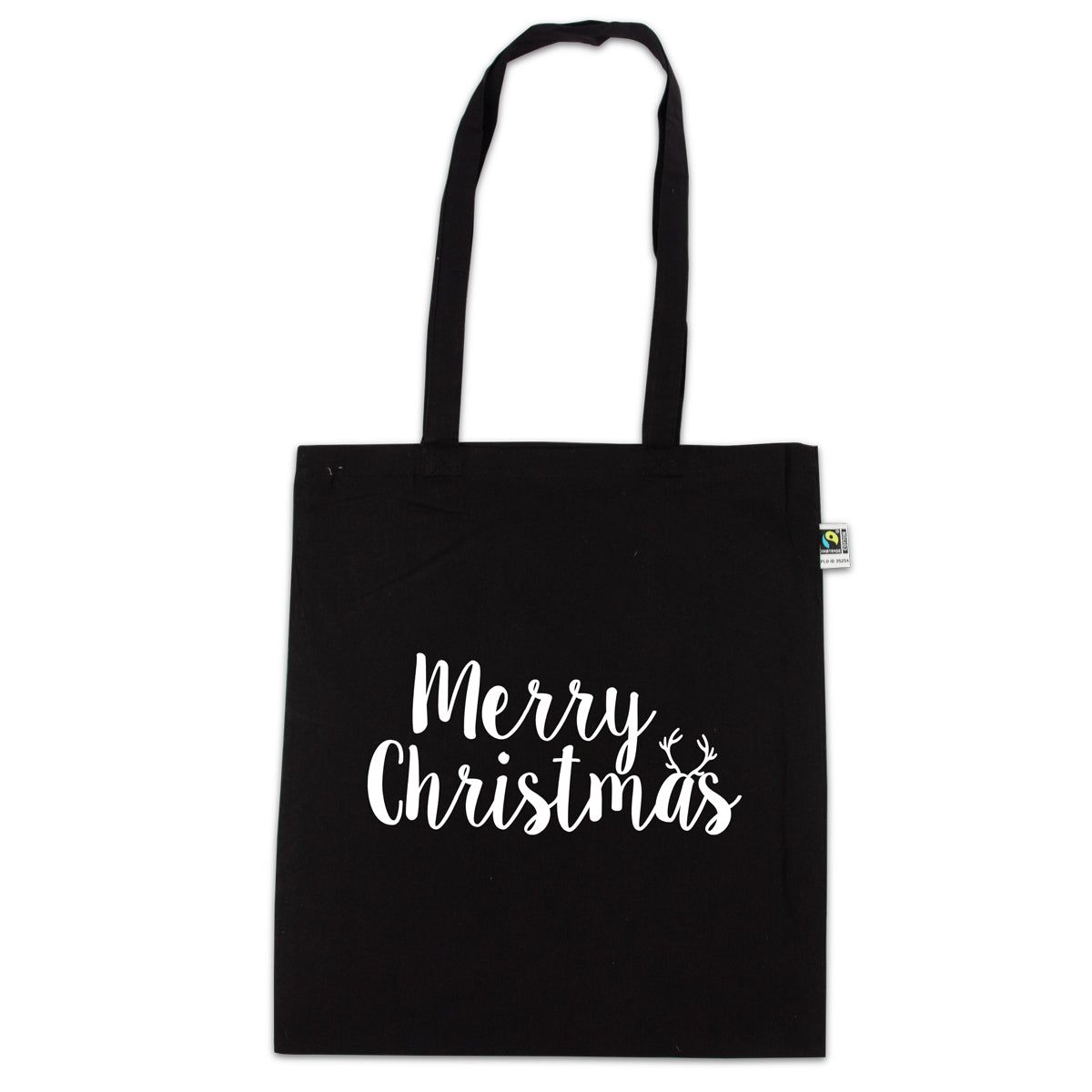 Katoenen Fairtrade® tas - Merry Christmas