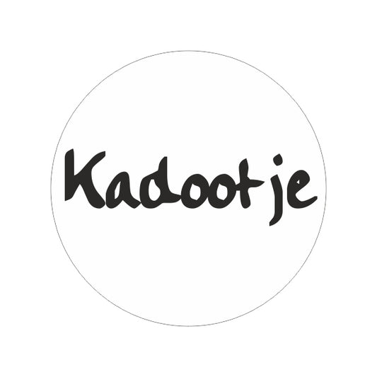 Etiketten - Kadootje rond