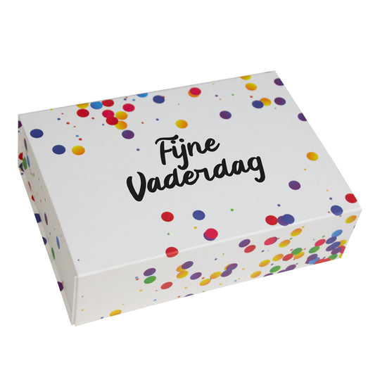 Magneetdozen Confetti - Fijne Vaderdag